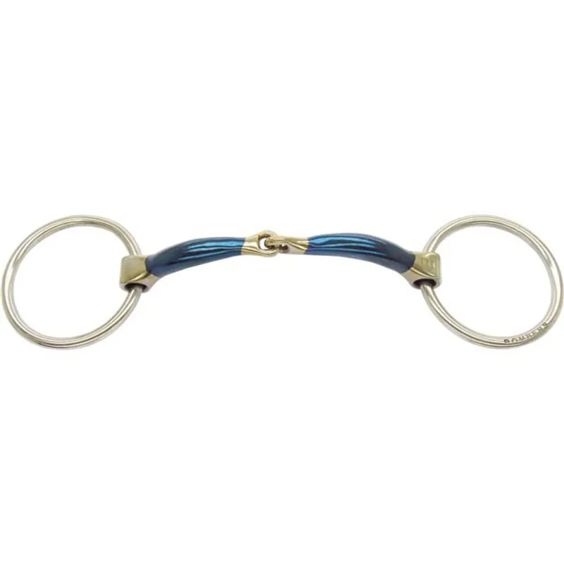 Bombers Bits Loose Ring Ultra Comfy Snaffle - 14mm